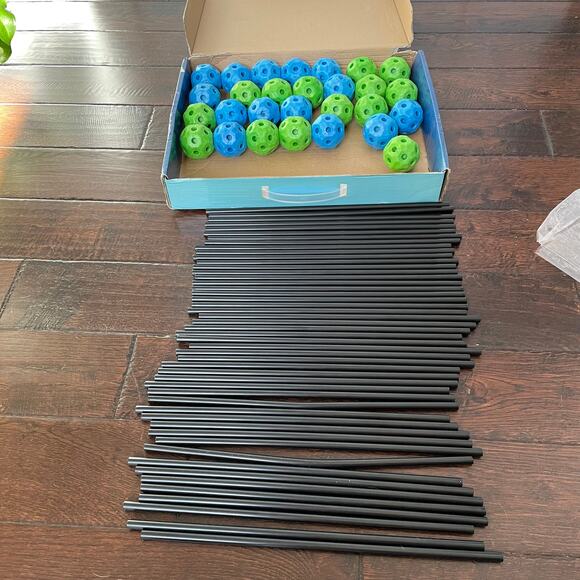 Construction Fort Creative Works 77 Piece Child Play Set Fort Building Camp READ - Picture 10 of 10